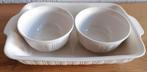 Oven schaal en 2 soufflé kommetjes Wedgwood VANAF € 5,00, Huis en Inrichting, Keuken | Servies, Ophalen of Verzenden, Wedgwood
