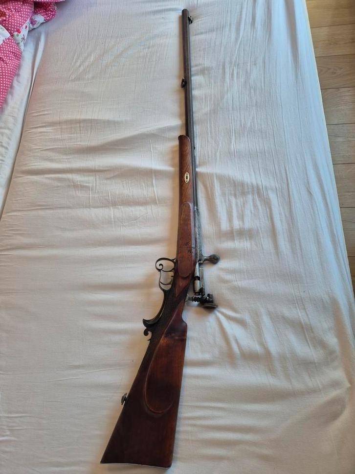 Antiek Duits Siebold Schijfgeweer, Antiek en Kunst, Antiek | Overige Antiek, Ophalen