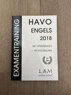 Examenbundel Engels havo 2018, Ophalen of Verzenden, Zo goed als nieuw, HAVO, Engels