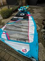 Duotone warp fin 6,2 t/m 8,4 + masten, Watersport en Boten, Windsurfen, Complete set, Met draagtas, 7 m² of meer, Zo goed als nieuw