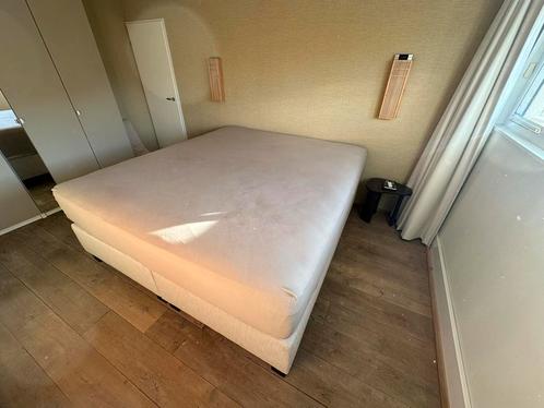 Serta Royalty Boxspring 200x220, Huis en Inrichting, Slaapkamer | Bedden, Gebruikt, Tweepersoons, Overige maten, 220 cm, Hout