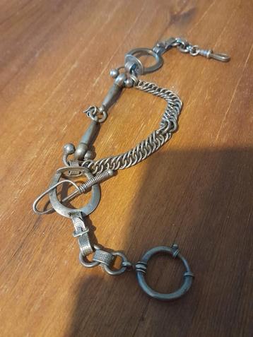ANTIEKE HORLOGEKETTING CA 1920. beschikbaar voor biedingen