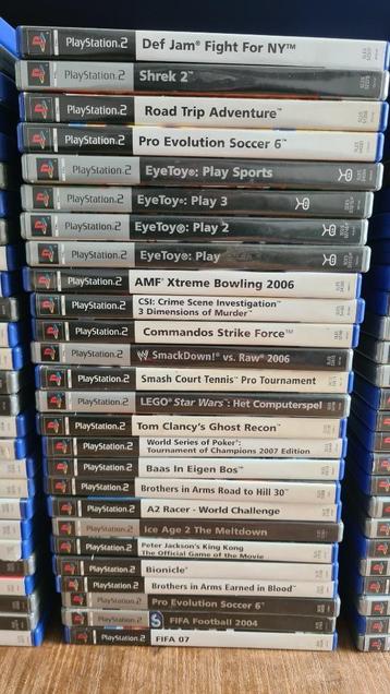 Playstation 2 games 26 stuks Bulk 3/4 beschikbaar voor biedingen