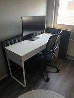 Ikea Micke bureau kleur wit twee lade, Ophalen, Gebruikt, Bureau