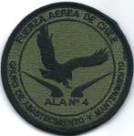 Patch Chileense Luchtmacht  ALA No 4  ( met Velcro ), Verzamelen, Embleem of Badge, Overige gebieden, Luchtmacht, Ophalen of Verzenden