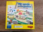 Mijn eerste spelletjes doos Haba, Hobby en Vrije tijd, Gezelschapsspellen | Bordspellen, Ophalen of Verzenden, Zo goed als nieuw