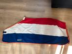 Zweetdeken rood wit blauw M 135, Dieren en Toebehoren, Paarden en Pony's | Dekens en Dekjes, Ophalen, Zo goed als nieuw