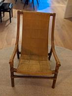Vintage bamboe loungestoel, Ophalen, Gebruikt, Eén