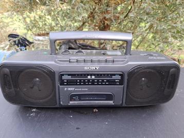  Sony Radio met Cassettespeler beschikbaar voor biedingen