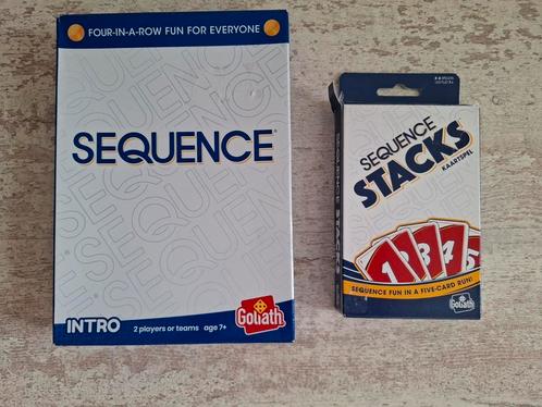 SEQUENCE  reisspel en Stacks kaartspel spel, Hobby en Vrije tijd, Gezelschapsspellen | Kaartspellen, Zo goed als nieuw, Een of twee spelers