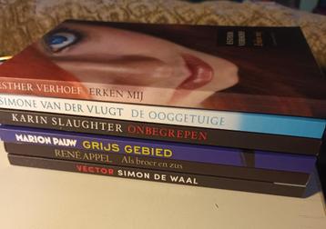 6x literaire thriller ZGAN beschikbaar voor biedingen