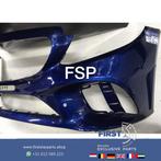 W205 C205 A205 S205 FACELIFT C43 AMG LINE VOORBUMPER BLAUW 2, Gebruikt, Voor, Mercedes-Benz, Ophalen of Verzenden