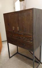 Riviera Maison kast dressoir met 2 laden., Ophalen, Zo goed als nieuw, 25 tot 50 cm