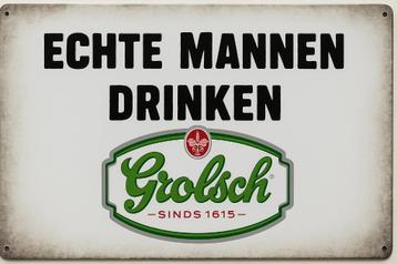 Wandbord Grolsch beschikbaar voor biedingen