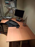 hoekbureau, Huis en Inrichting, Bureaus, Ophalen of Verzenden, In hoogte verstelbaar, Gebruikt, Bureau