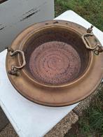 Koper/Messing Schaal met Patina, Ophalen of Verzenden