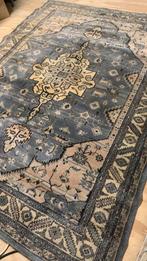 Vintage blauw/grijs vloerkleed,wol,230x170,, Gebruikt, 150 tot 200 cm, Vintage, 200 cm of meer