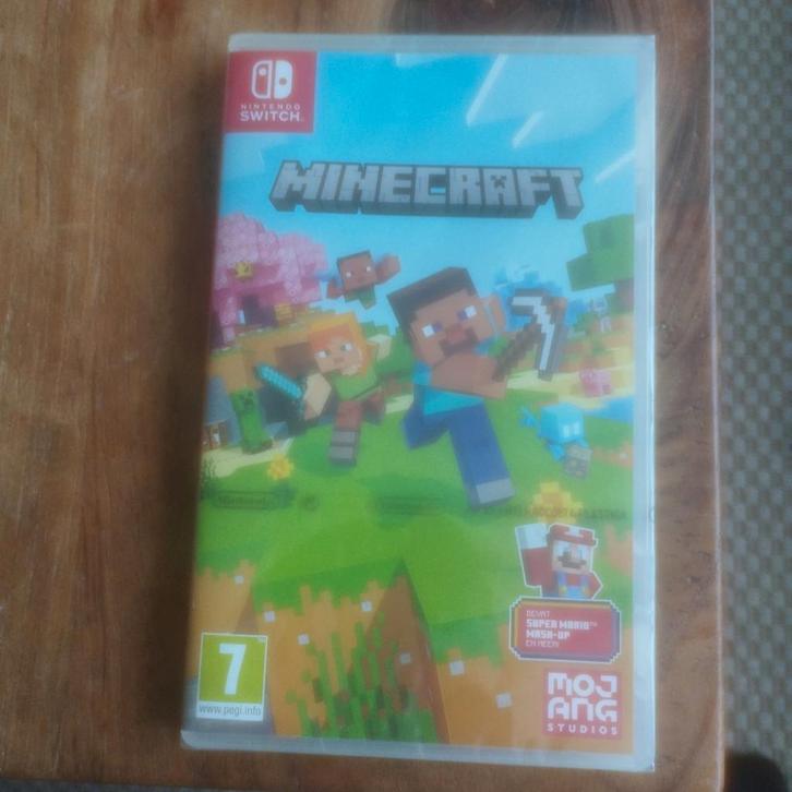 Minecraft (nieuw in plastic) Nintendo switch, Spelcomputers en Games, Games | Nintendo Switch, Zo goed als nieuw, Overige genres