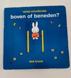Nijntje Schuifboekje - Boven of Beneden? Dick Bruna, Gelezen, Ophalen of Verzenden, Dick Bruna, Uitklap-, Voel- of Ontdekboek
