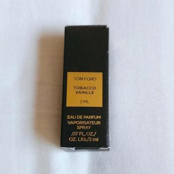 NU €10 ‼️ Tom Ford Tobacco Vanille niche parfum 2 ml beschikbaar voor biedingen