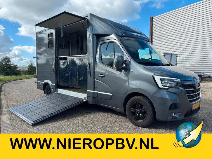 Renault Master 2.3DCI Paardenwagen Hengsten Uitvoering Airco, Dieren en Toebehoren, Paarden en Pony's | Trailers en Aanhangwagens