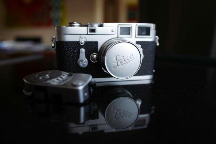 Leica M3 met Summicron 50mm, Audio, Tv en Foto, Fotocamera's Analoog, Zo goed als nieuw, Compact, Leica, Ophalen of Verzenden