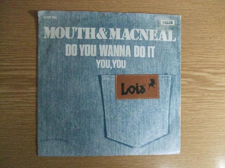 MOUTH & MACNEAL   DO YOU WANNA DO IT / YOU, YOU, Cd's en Dvd's, Vinyl Singles, Zo goed als nieuw, Single, Pop, 7 inch, Ophalen of Verzenden