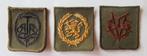 Drie militaire vaardigheids emblemen borstemblemen, MLV, WOH, Verzamelen, Militaria | Algemeen, Ophalen of Verzenden, Landmacht