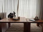 Set 2 bijzet tafels massief kersenhout, Huis en Inrichting, Ophalen, Minder dan 45 cm, Vierkant, Zo goed als nieuw