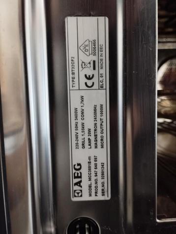 AEG Micromat Combi Inbouw Magnetron beschikbaar voor biedingen