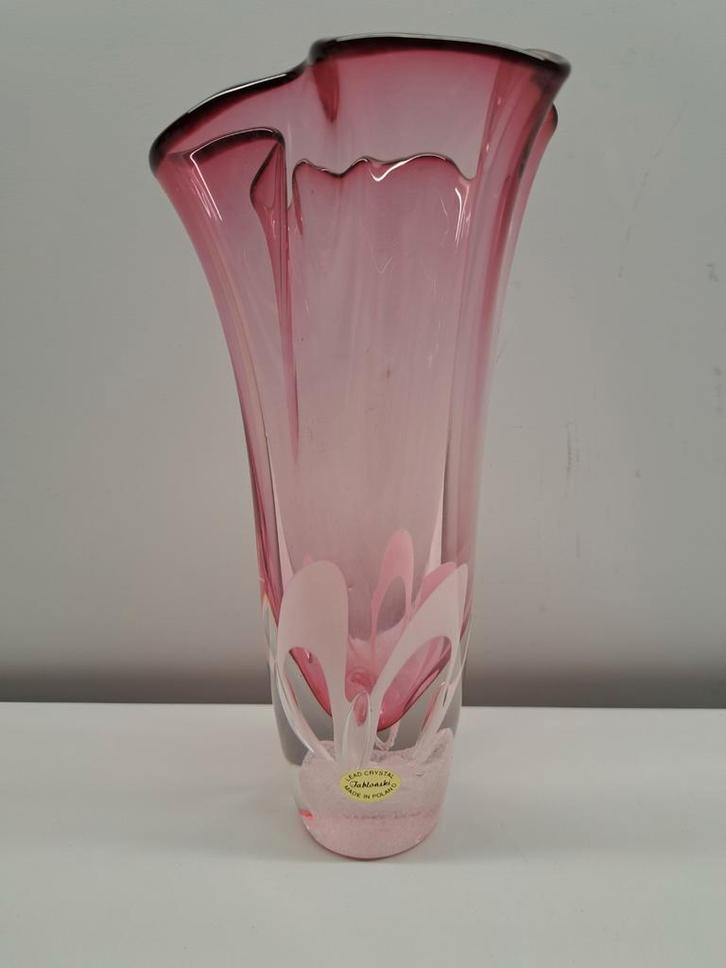 Adam Jablonski Lead Crystal Vaas - Polen, Antiek en Kunst, Antiek | Vazen, Ophalen of Verzenden