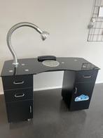 Nageltafel met Afzuiging - Perfect voor Nagelstudio!, Huis en Inrichting, Ophalen, Met wielen, Gebruikt, Bureau
