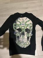 Zwart MY BRAND shirt met doodskop en slangen - Maat M, Ophalen of Verzenden, Zo goed als nieuw, Maat 46 (S) of kleiner, Zwart