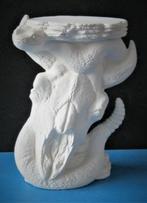 Keramiek beeld Schedel en Slang (kaars)standaard, Ophalen of Verzenden, Nieuw