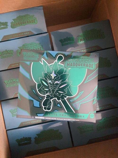 Pokemon Twilight Masquerade Elite trainer box, Hobby en Vrije tijd, Verzamelkaartspellen | Pokémon, Nieuw, Foil, Ophalen of Verzenden