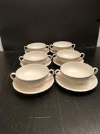 Wedgwood Edme 6 soepkommen met schotels, Overige typen, Ophalen of Verzenden, Zo goed als nieuw, Wedgwood