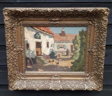 H.Endlich, boerenerf met boerin en kippen beschikbaar voor biedingen