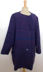 Handgeweven 100% wol jas van handweverij Eva Amsterdam! XL, Kleding | Dames, Verzenden, Zo goed als nieuw, Maat 46/48 (XL) of groter