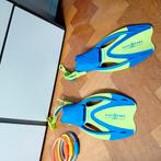 Zwemflippers maat M met duikringen 3 keer, Watersport en Boten, Duiken, Ophalen, Zo goed als nieuw