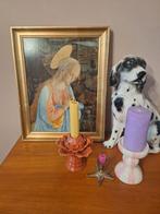 Schilderij religie feestdagen kerst cadeau vintage uniek, Antiek en Kunst, Ophalen of Verzenden