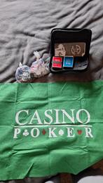 Pokerset inclusief een pokerkleed, Hobby en Vrije tijd, Gezelschapsspellen | Kaartspellen, Ophalen of Verzenden