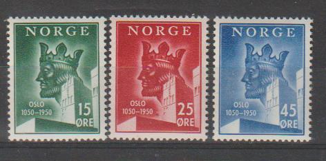 Noorwegen sw 364-366 postfris, Ophalen of Verzenden, Noorwegen, Postfris