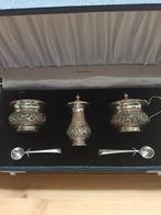 Sterling zilveren kruidenset, Antiek en Kunst, Antiek | Goud en Zilver, Ophalen of Verzenden, Zilver