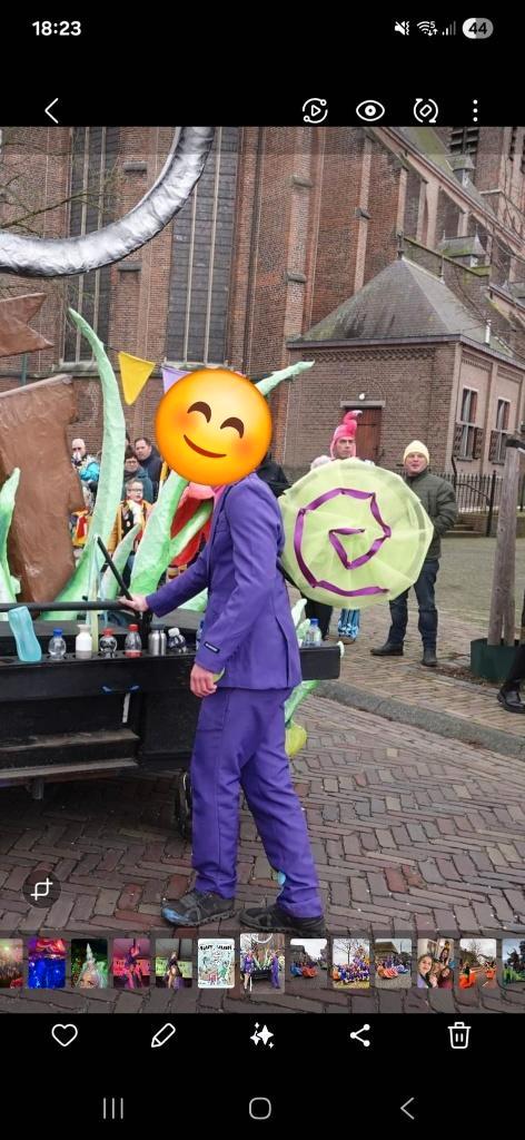Carnaval slakkenhuisjes loopgroep, Kleding | Dames, Carnavalskleding en Feestkleding, Gedragen, Carnaval, Ophalen of Verzenden