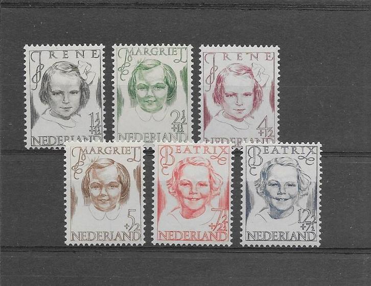 Nederland 1946, NVPH 454 t/m 459, Postfris., Postzegels en Munten, Postzegels | Nederland, Postfris, Na 1940, Verzenden