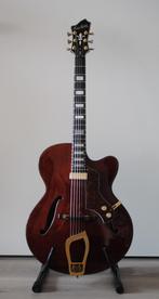 Hagstrom HL550 elektrische gitaar - jazz - mahonie, Ophalen, Zo goed als nieuw, Hollow body, Overige merken