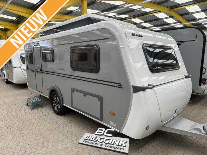 Eriba Feeling 470 FACELIFT, Caravans en Kamperen, Caravans, tot en met 3, Standaardzit, Eriba, 2 aparte bedden, Overige typen