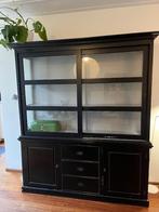 Grote buffetkast zwart, Huis en Inrichting, Kasten | Buffetkasten, Ophalen, Stijlvolle kast met veel opbergruimte, 200 cm of meer