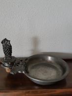 Zeer fraaie tinnen flesonderzetter met afsluitkurk, Antiek en Kunst, Antiek | Tin, Ophalen