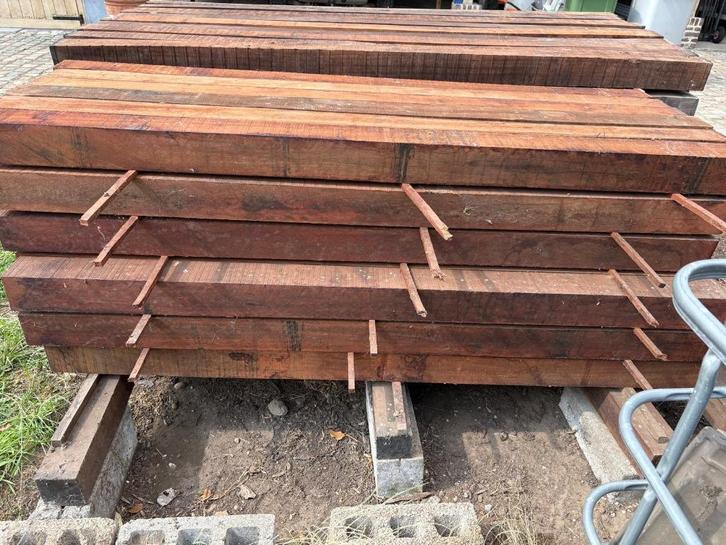 Okan  Hardhouten palen, Tuin en Terras, Palen, Balken en Planken, Nieuw, Palen, 180 tot 250 cm, Hardhout, Ophalen